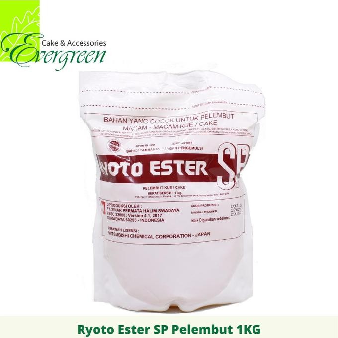 

TERSEDIA Pelembut Kue/Cake SP Ryoto Ester 1kg