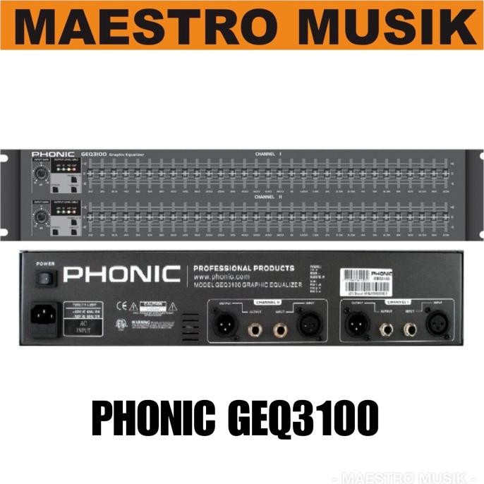 Phonic Geq3100   Amplifier Original