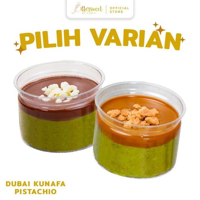 

Promo [ Bittersweet By Najla ] Dubai Kunafa ( Tanpa Brownie ) ( Satuan )