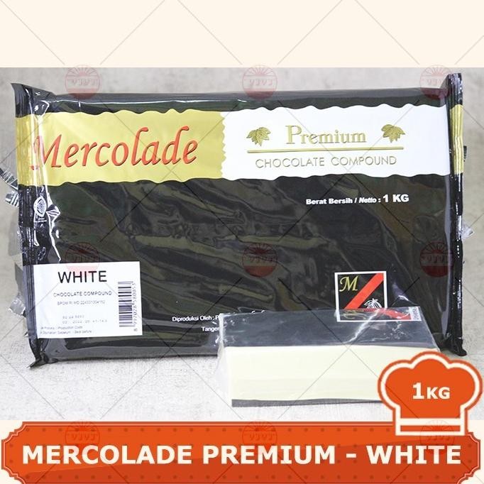 

TERSEDIA COKLAT MERCOLADE PREMIUM WHITE COMPOUND 5KG