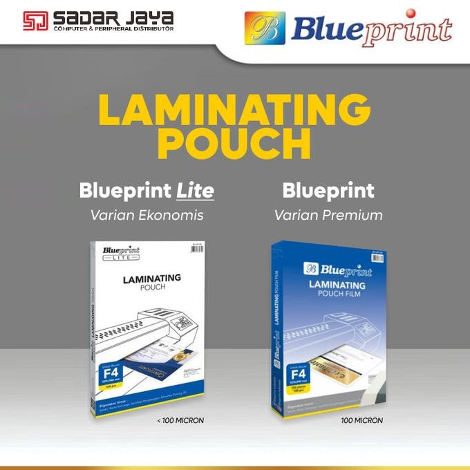 

Blueprint Lite Laminating Pouch Film A4 F4 Plastik Laminating Panas Terbaru