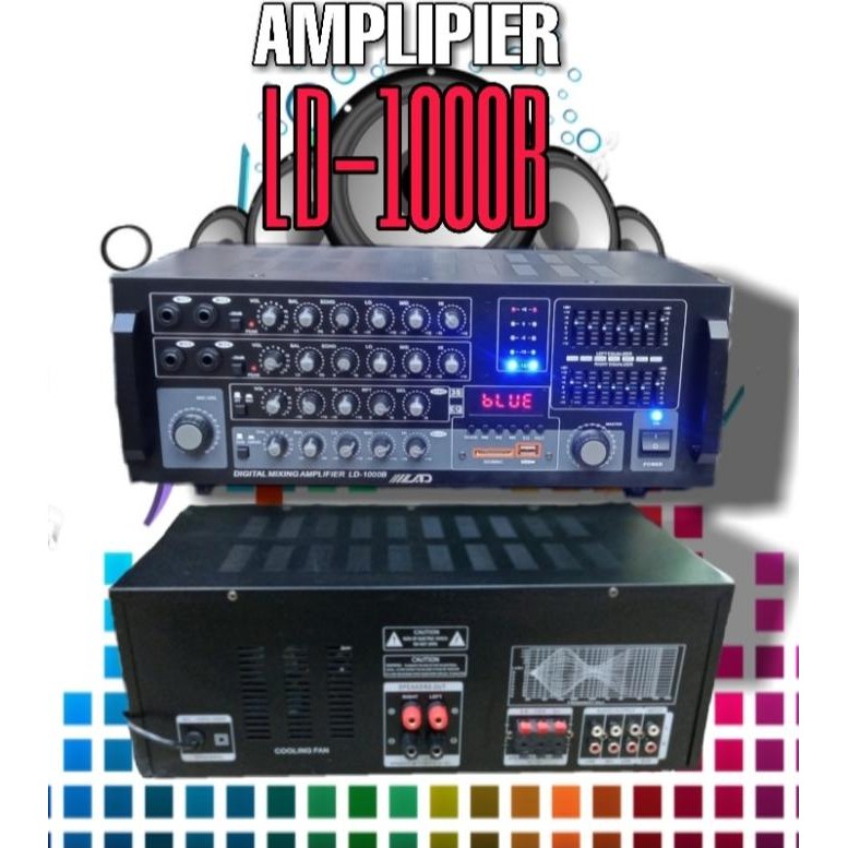 Amplifier Karaoke Lad Ld 1000B Bluetooth Original