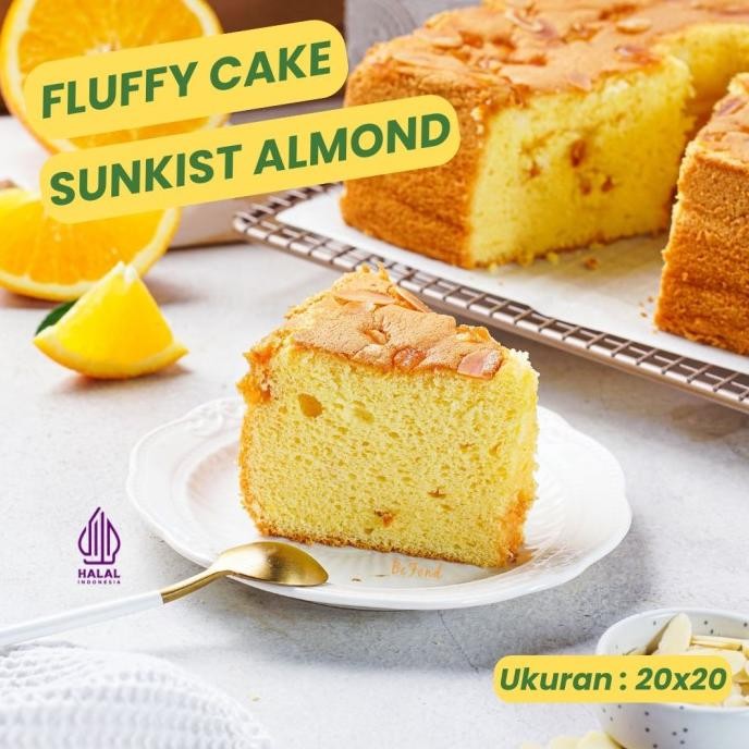 

Sale Sunkist Almond - Fluffy Cake Uk 20X20 Cm