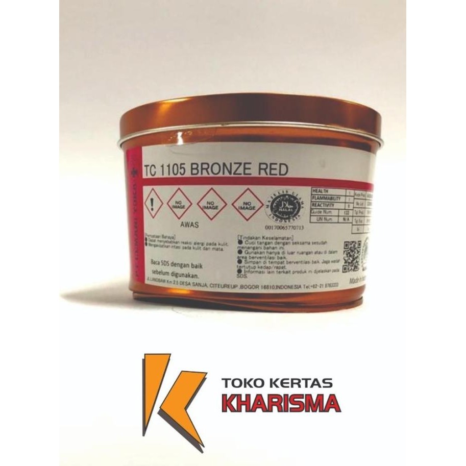 Tinta Cetak , Cemani Toka , TC 1105 Bronzed Red Original