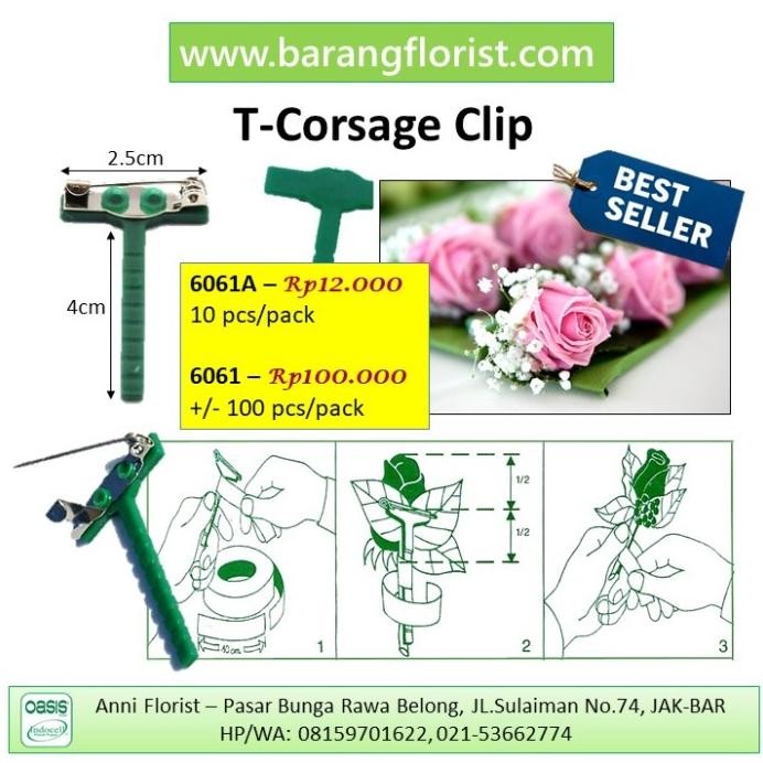 

new !!! T-Corsage Clip 100 pcs/pack murah