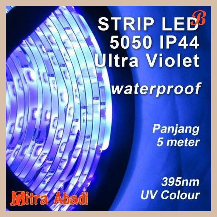 [MRA] LED Strip SMD 5050 UV (ULTRA VIOLET) DC 12V IP44 WATERPROOF