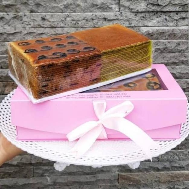

Promo Paket Lapis Legit Dua Rasa (Milo Dan Pandan/Ori )