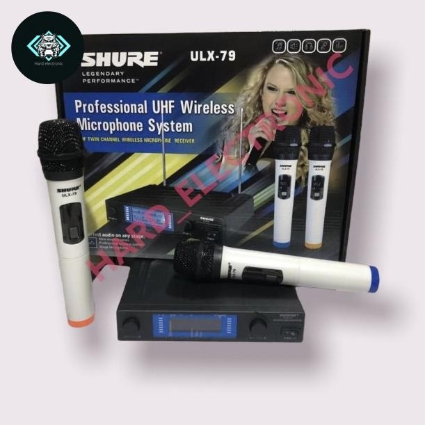 Produk Baru Mic Wireless Shure ULX-79 Handheld Putih