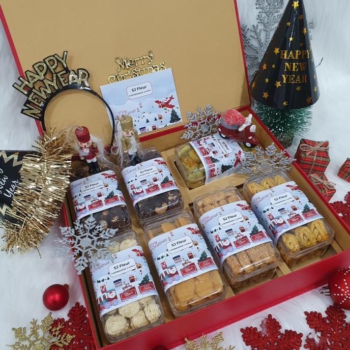 

Sale Paket Dekorasi Hampers Natal Christmas Parcel Hadiah Kue Kering 84