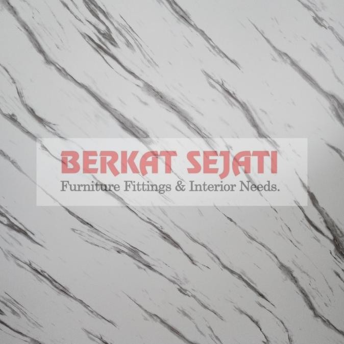 Decosheet MARBLE / MARMER PUTIH Taco Pvc Sheet Decosit Tacon Alas Foto murah