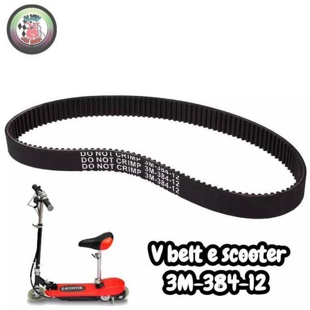 Premium V-Belt E-Scooter 3M-384-12 Penbel Skuter Elektrik Htd 3M 384 12 Do Not Crimp 3M-384 Penbelt 