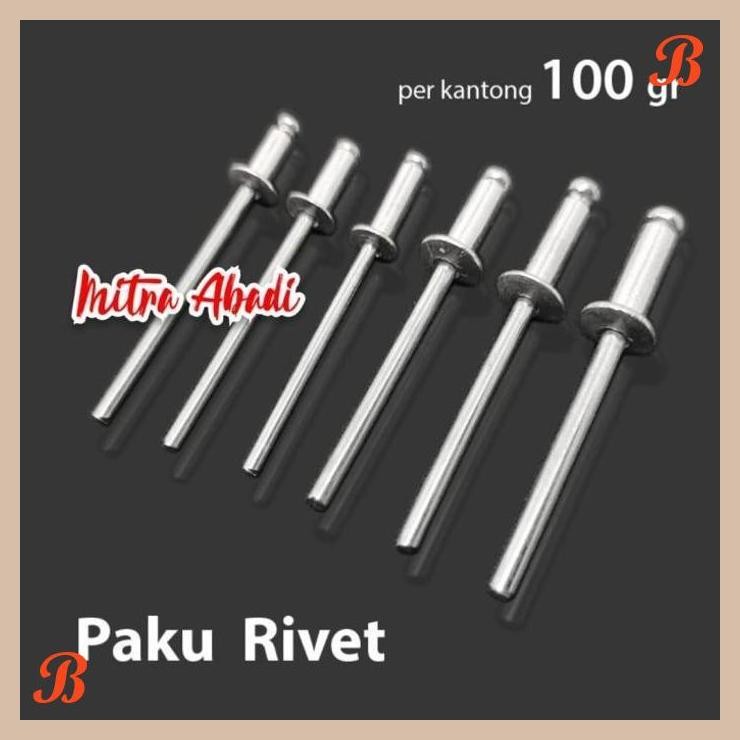 [MRA] Paku Rivet / Paku Keling / Paku Tembak 3.2mm 4mm 5mm