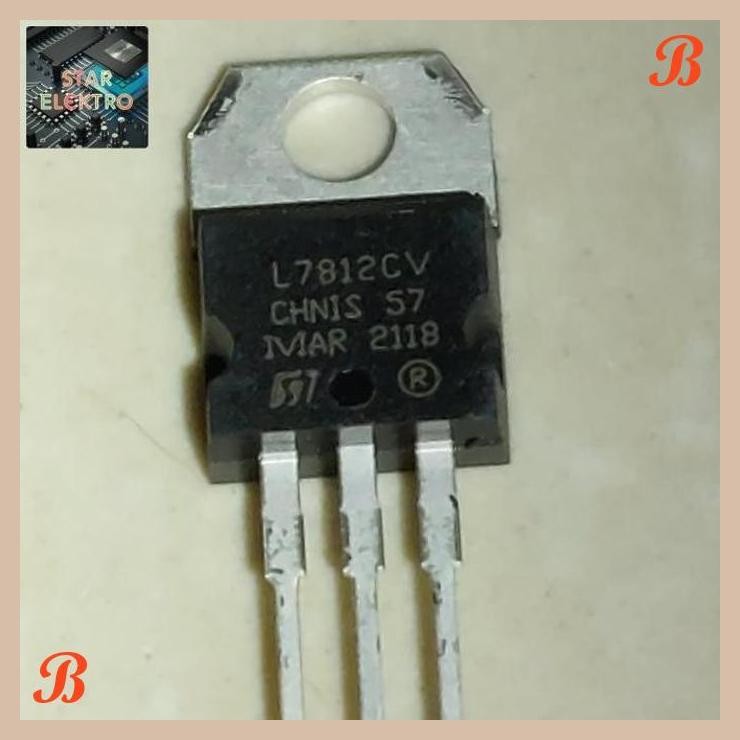 [SRE] L7812CV LM7812 7812 IC Regulator Voltage 12V 1.5A Positif To-220