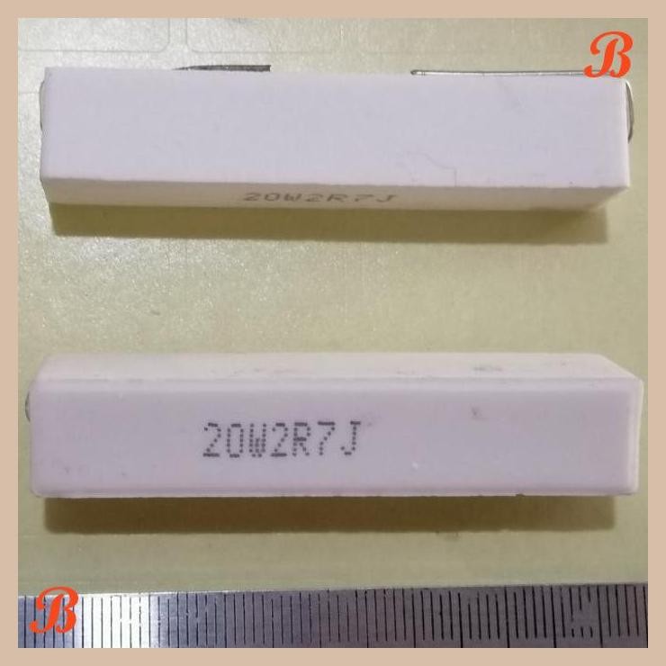 [SRE] 2,7ohm 2,7 ohm 2R7J 20W2R7J 2R7 20W 20 Watt Resistor Kapur 2.7ohm R