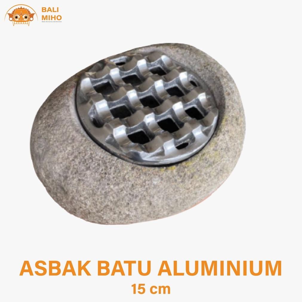Living Asbak Batu Aluminium - Asbak Aluminium Batu - Asbak Besi - Asbak Batu Besi - Aluminum Ashtray