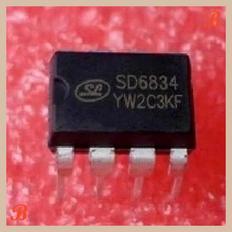 [SRE] SD6834 SD 6834 IC Konverter AC DC Dip-8 PWM Controller SMPS