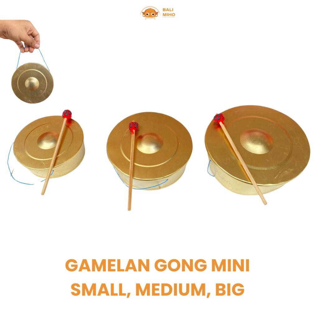 Living Gamelan Gong Mini, Medium, Dan Big - Kenong - Gong Bali - Mainan Gong - Mainan Gamelan - Alat