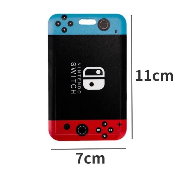 

card holder gantungan tali kartu id card nintendo style credit card murah
