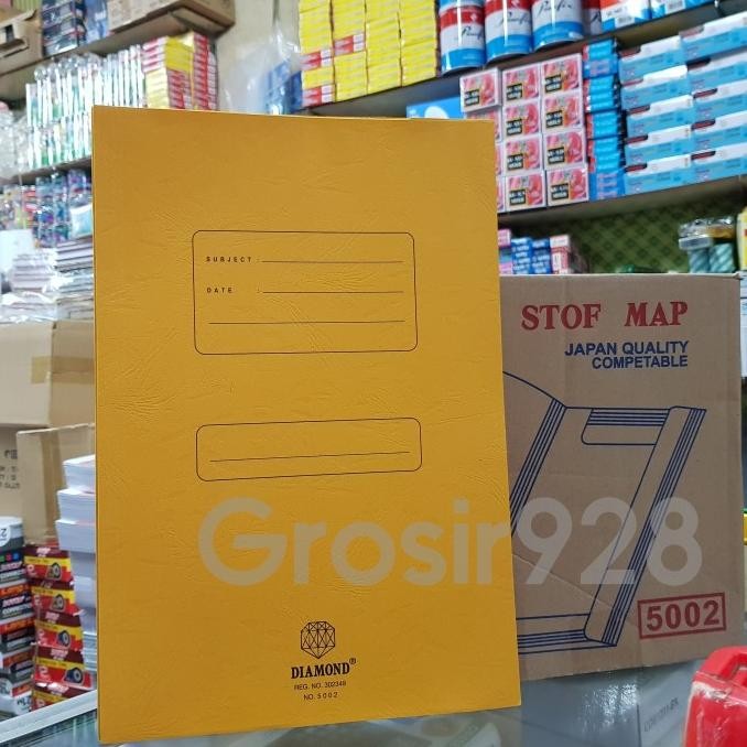 

Stopmap / Map Folder Folio Diamond 500 Kuning (isi 50 lembar) murah