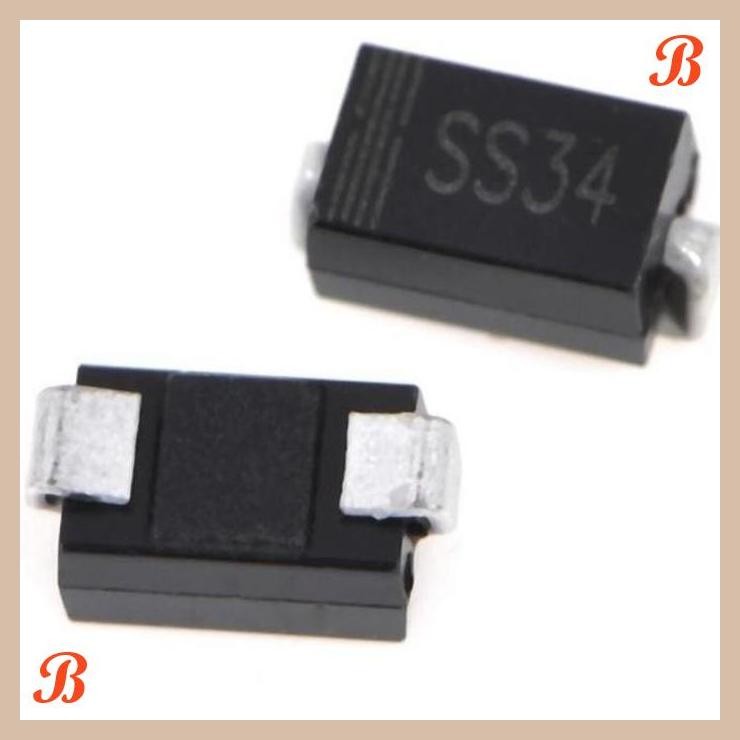 [SRE] SS34 1N5822 SS 34 3A 40V Dioda Schottky Diode SMD Do-214AC SMA Tempel