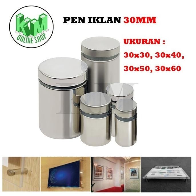 

Pen Iklan 30 x 30 Sign Board Stainless Steel PSM Auto