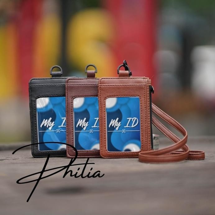 

Name Tag Dompet ID Card Kulit ID Lanyard MELUWE HITAM murah