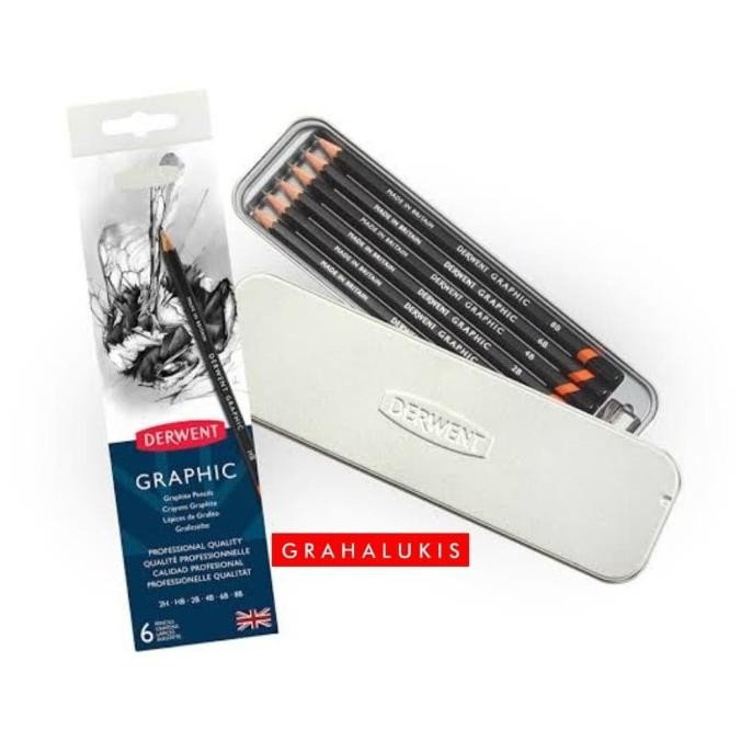 

TERMURAH - Derwent 6 Graphic Pencils