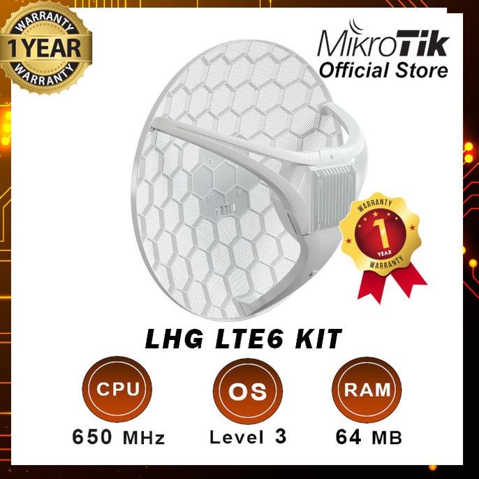 Murah Mikrotik LHG LTE6 KIT LHGGR&FG621-EA Non COD