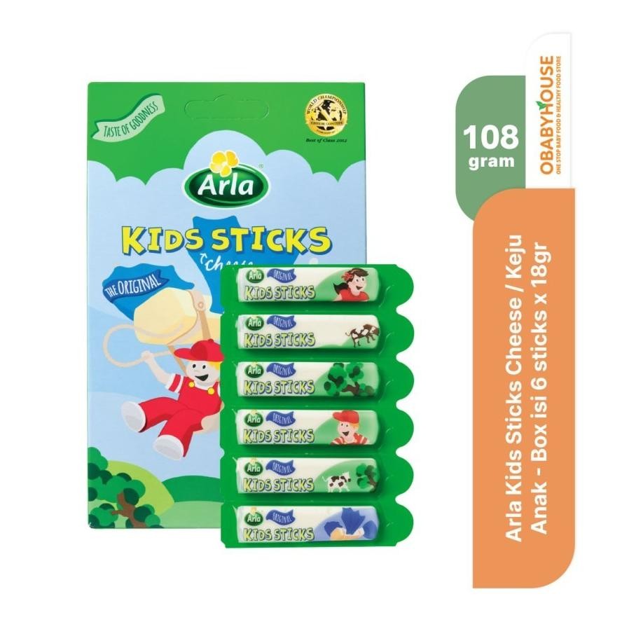 

Arla Kids Sticks Cheese / Keju Anak Keju Mpasi