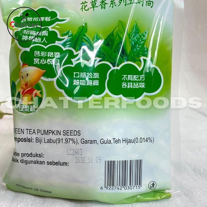 

Promo Green Tea Pumpkin Seeds/ Kuaci Biji Labu Rasa Teh Hijau 250Gr/ Kuaci Labu Chen Liang Ji/ Kuaci Teh Hjiau