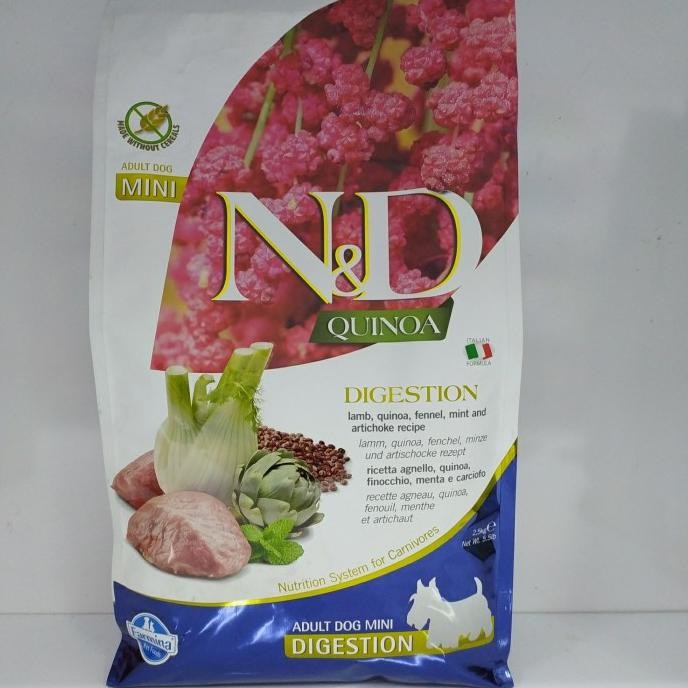 

Promo Farmina Quinoa Digestion Lamb Mini Breed 2,5Kg