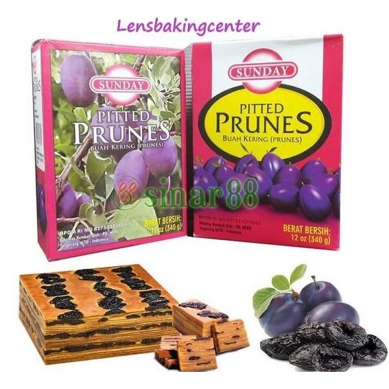 

Murah Sunday Prunes 340Gr | Pitted Prunes Sunday 340 Gr | Buah Kering Prunes