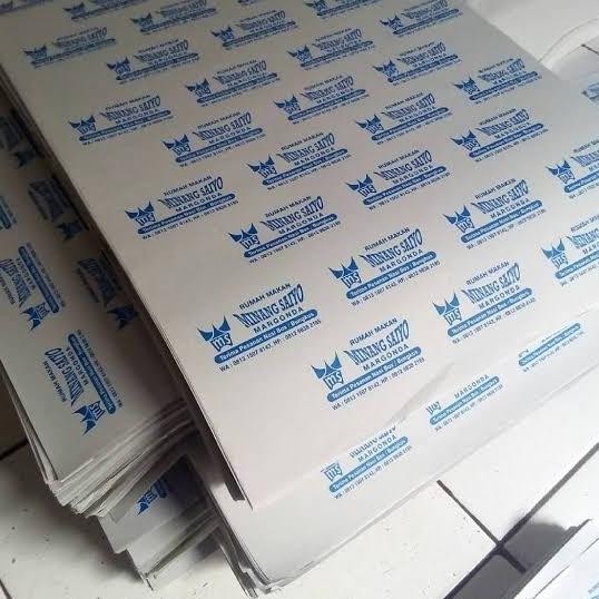 

Murah Kertas Bungkus Nasi Padang Koran 30 Cm X 43 Cm Cetak 1 Warna