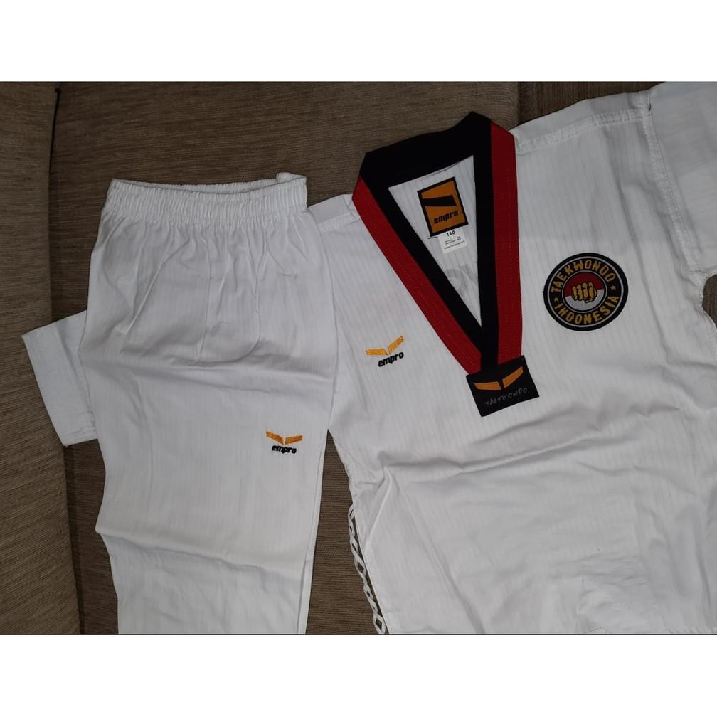 TERLARIS Seragam Taekwondo EMPRO, dobok Taekwondo, baju Taekwondo EMPRO Original
