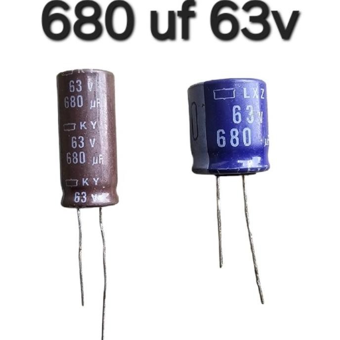 (5) 680uf 63v elko elco tojil4 dijamin