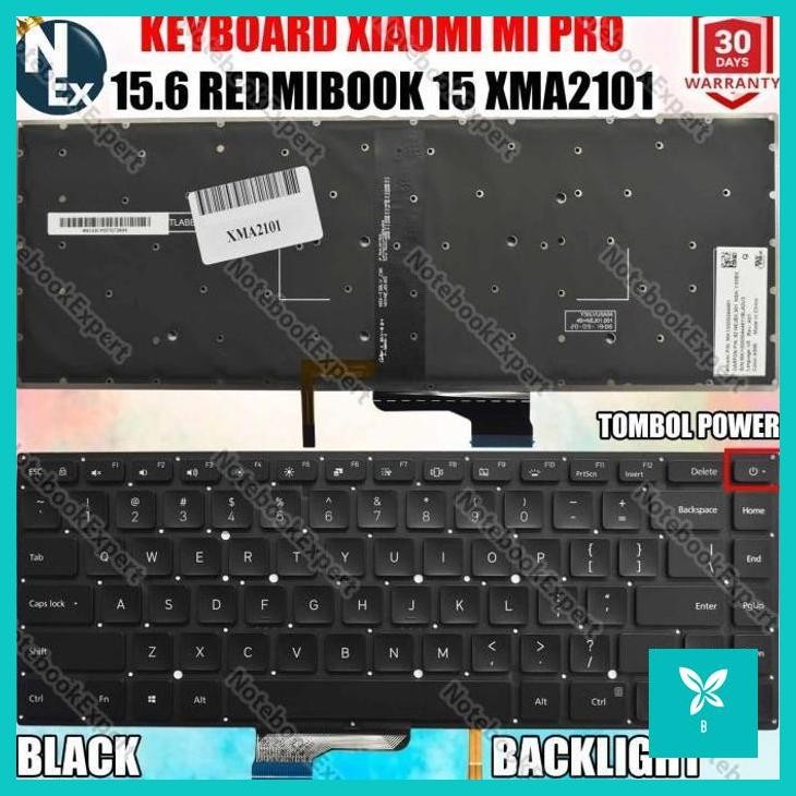 | AHN | KEYBOARD XIAOMI MI PRO 15.6 REDMIBOOK 15 XMA2101 BLACK - BACKLIGHT