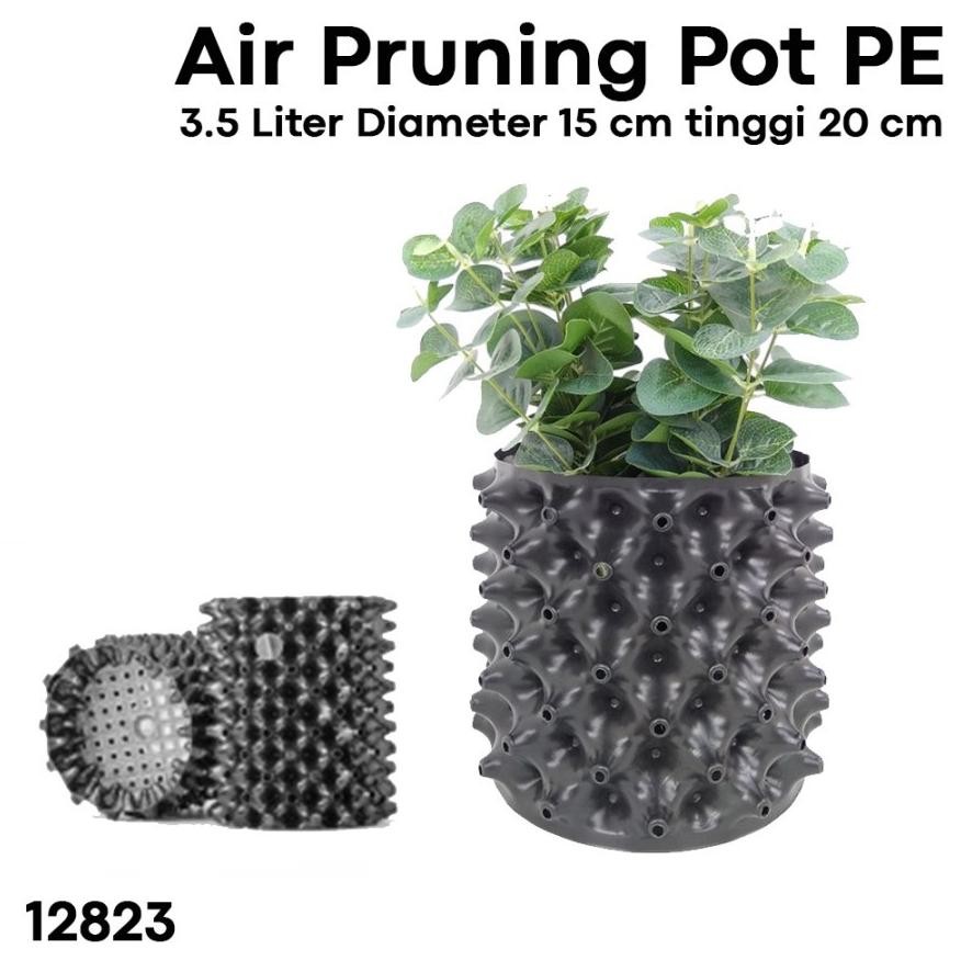 Air Pot / Air Pruning pot sistem / Pot Pruning PE 3.5 Liter dim 15 cm KUALITAS TERBAIK