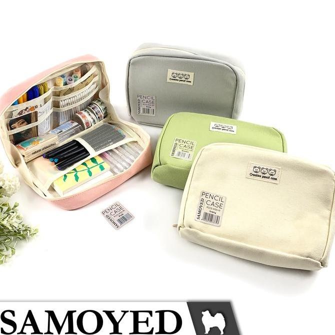 

Terbaru Tempat / Kotak Pensil / Alat Tulis / Kosmetik / Dompet Kain Kanvas / Stationery / Pencil / Pen / Cosmetic / Travel Case / Box / Pouch / Organizer Canvas Samoyed PCCS-W35