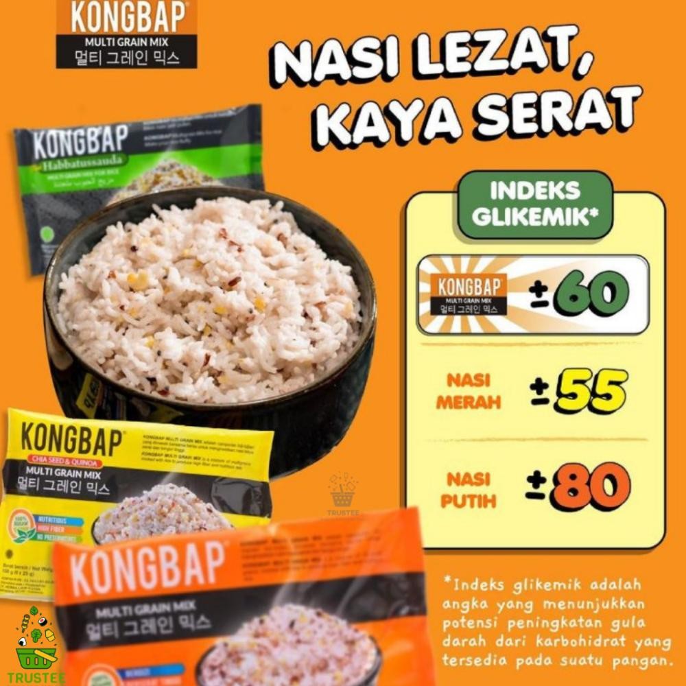 

Sd-67 Kongbap Multigrain Mix | Beras Sehat Korea Halal 150 Gr (6Pcs X 25Gr)