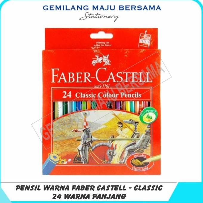 

Terbaru Pensil Warna Faber Castell Clasic 24 Warna ( Panjang / Clasic )