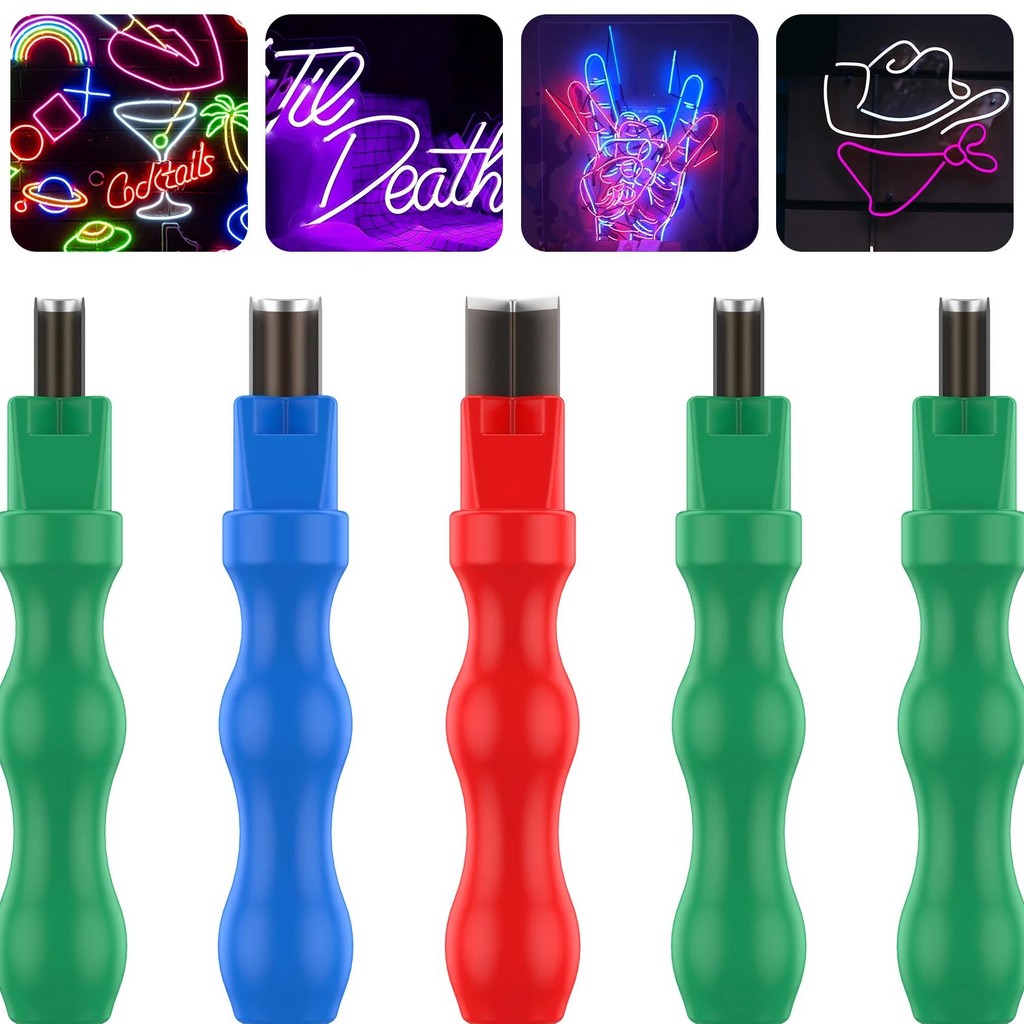 

[PRE-ORDER] Carving Split LED Neon Light Cutter Round Right Angle Arc Cutter Hand Tool Silicone Strip Accessories Woodworking Tool
