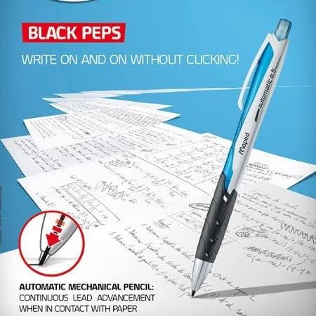 

Terbaru MAPED BLACK PEPS AUTOMATIC PENCIL PENSIL PILOT MEKANIK OTOMATIS