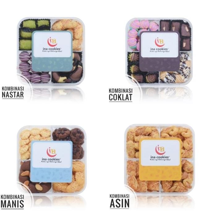 

GOJEK Kue Lebaran Kombinasi Ina Cookies CandyTray Original dan Halal