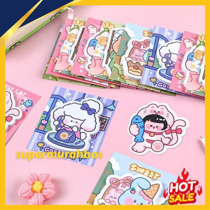 

PAOPAO STICKY NOTES CUTE MANIS CHARACTER LOVELY CAT BEST QUALITY !!