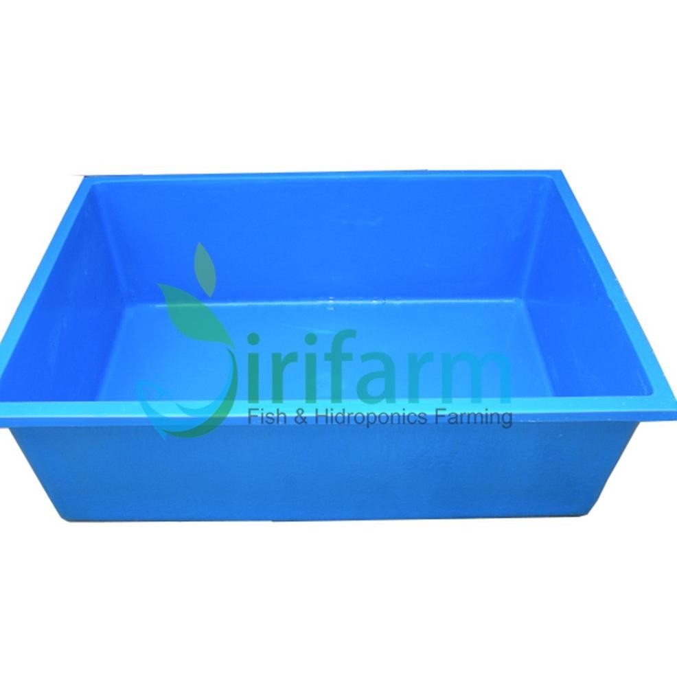 (12393) Bak / Kolam Ikan Persegi 120X80X40cm Fiber Tebal Berkualitas