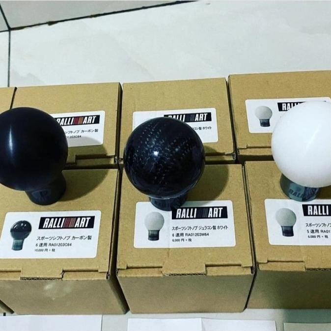 Ralliart Shift Knob Duracin Original - Asli