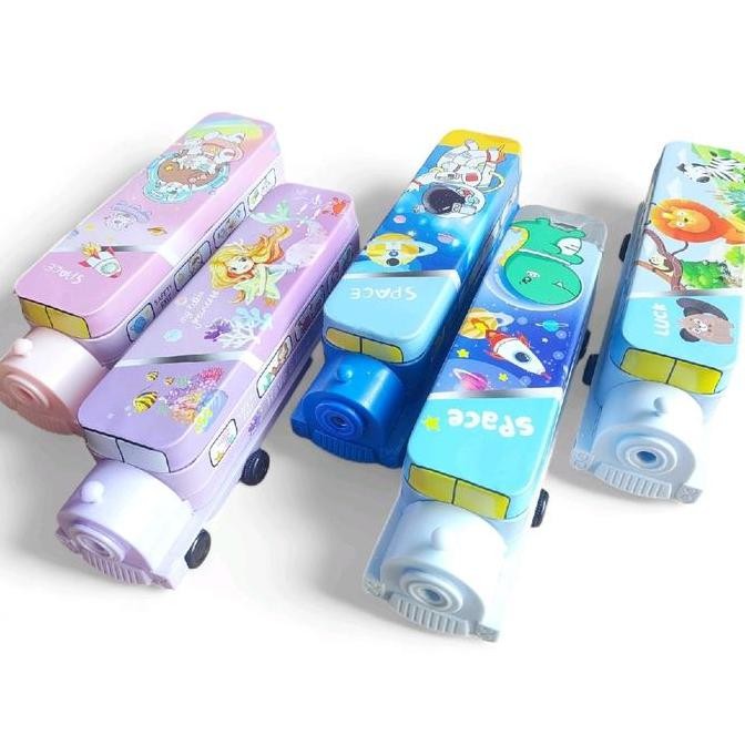 

Terbaru Kotak/tempat/tepak Pensil Kaleng Kereta + rautan Fancy / Tempat Pensil susun Fancy LH 801