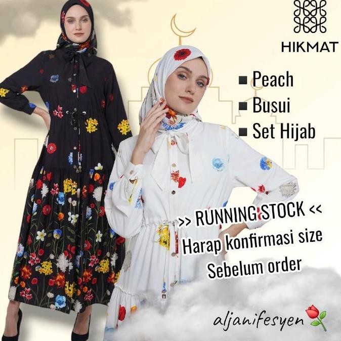 Produk Baru Abaya Hikmat Fashion Original D7485 / Dress