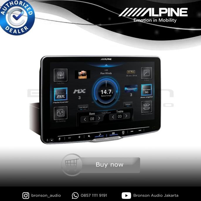 New Head unit Alpine ILX F509E Halo9 ilx f 509e