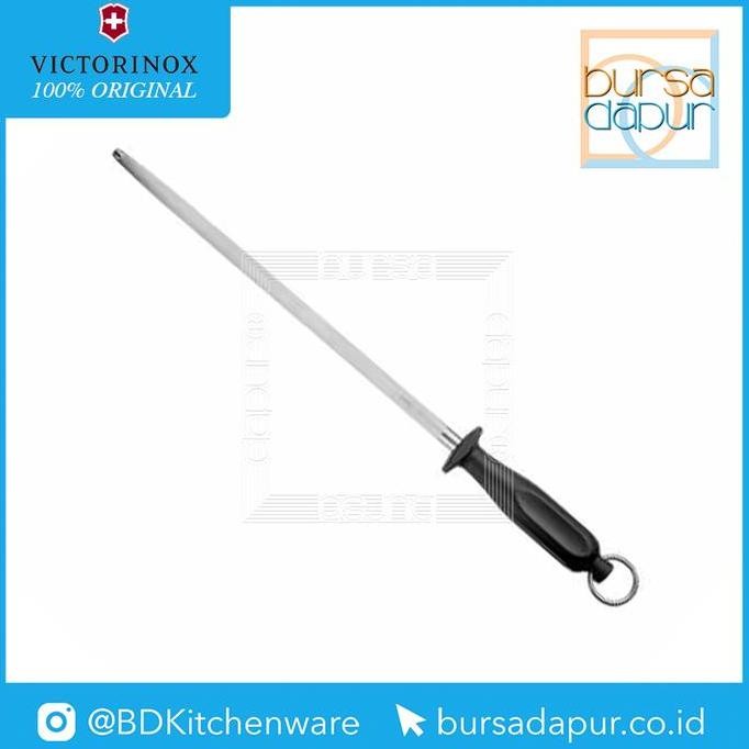 ready pengasah pisau 7.8513 victorinox black butcher sharpener 30 cm
